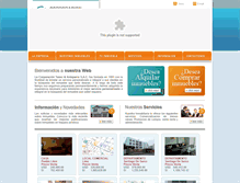 Tablet Screenshot of corporaciontasso.com